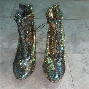 Streetwear Society Sequin Booties